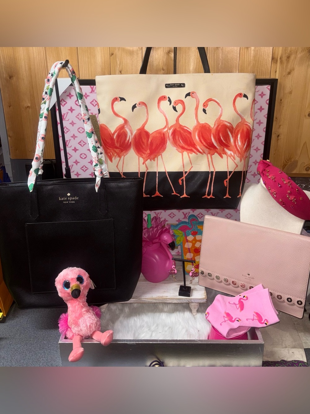 Kate spade flamingo bundle